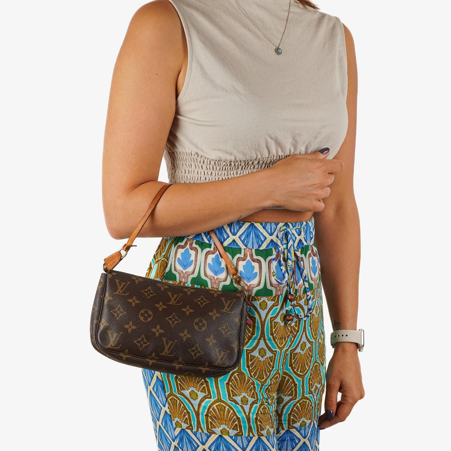 Louis Vuitton Pochette Accessoires Monogram Canvas Clutch Handtasche