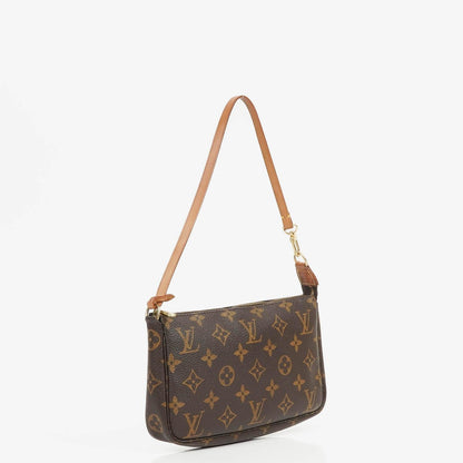 Louis Vuitton Pochette Accessoires Clutch Handtasche Monogram Canvas