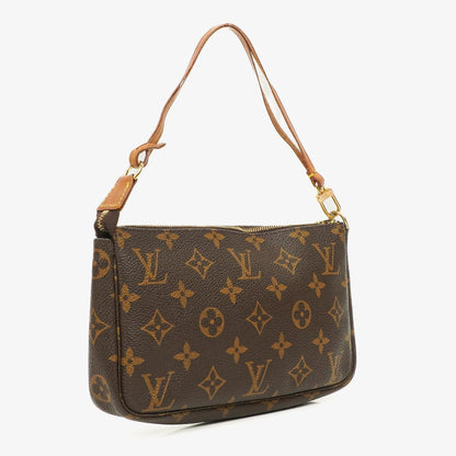 Louis Vuitton Pochette Accessoires Clutch-Handtasche aus Monogram Canvas
