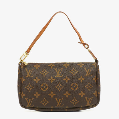 Louis Vuitton Pochette Accessoires Clutch-Handtasche aus Monogram Canvas