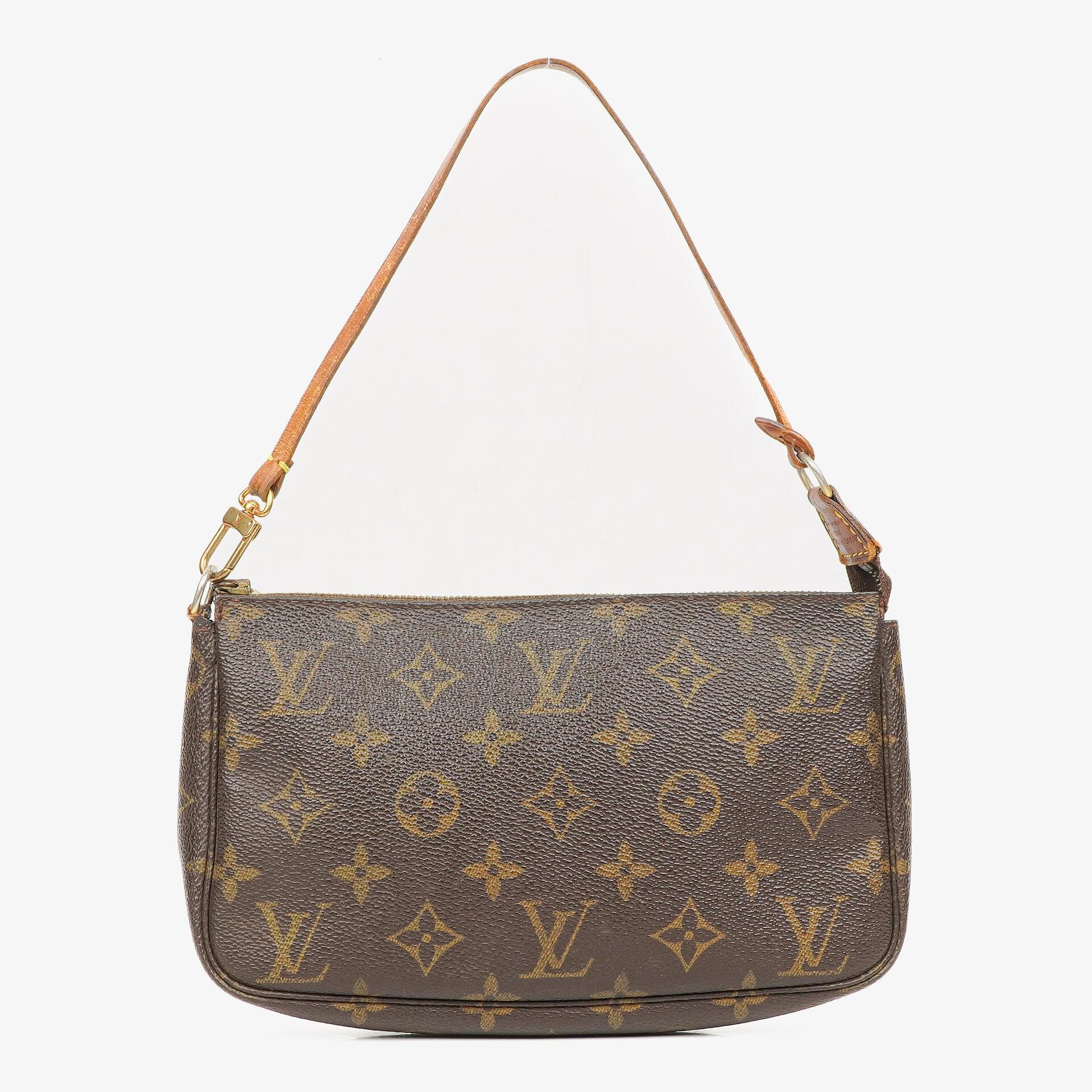 Louis Vuitton Pochette Accessoires Clutch-Handtasche aus Monogram Canvas