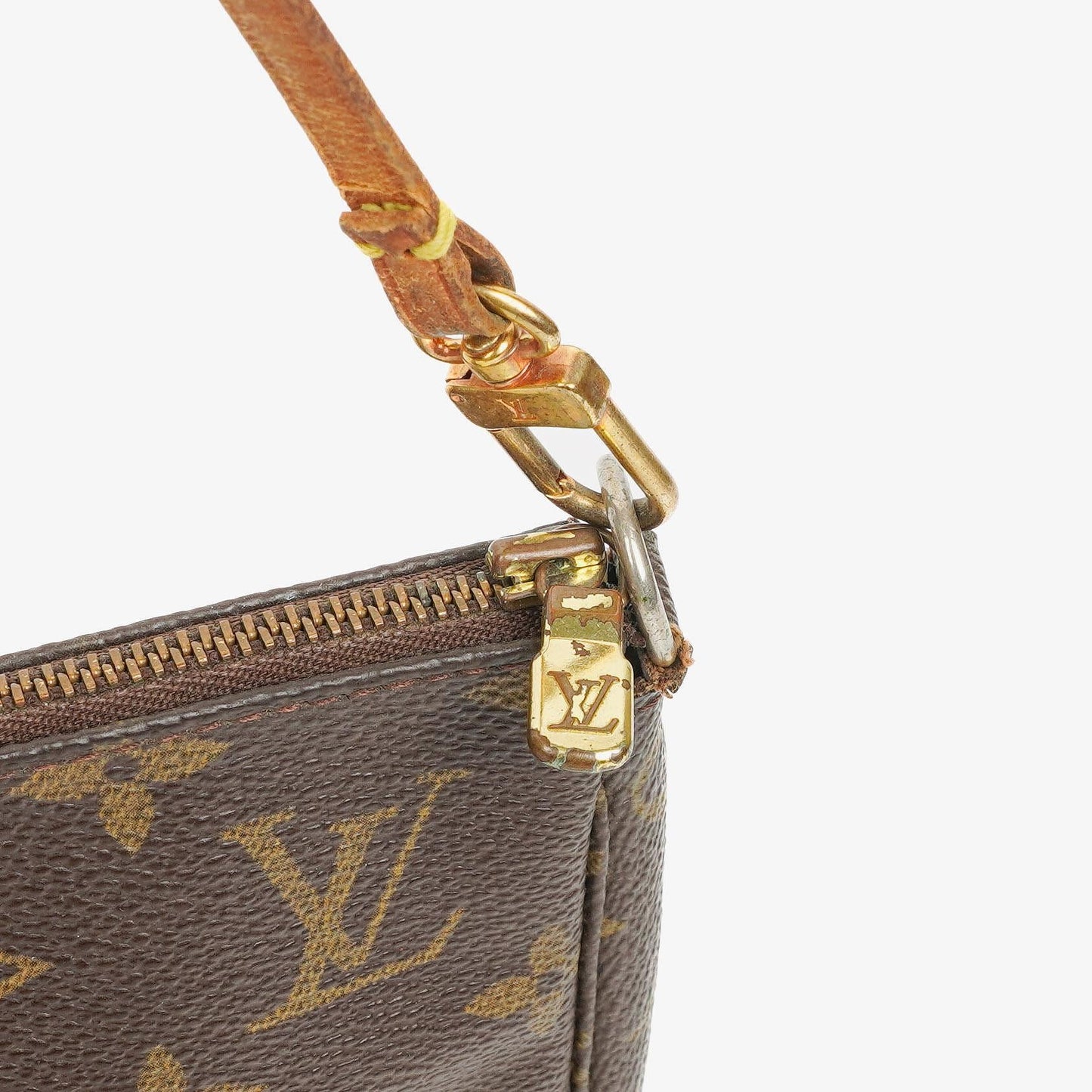 Louis Vuitton Pochette Accessoires Clutch-Handtasche aus Monogram Canvas