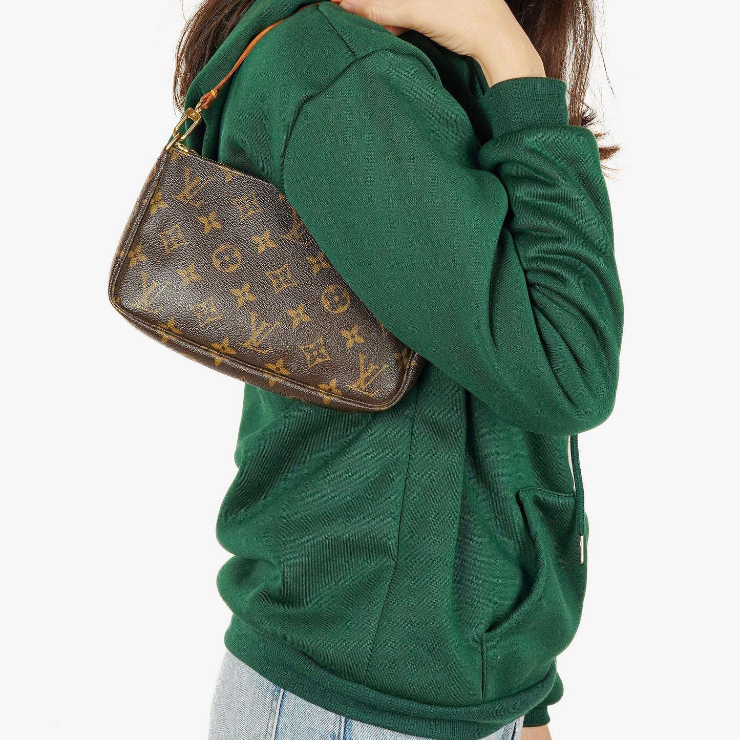 Louis Vuitton Pochette Accessoires Clutch Handtasche aus Monogram Canvas
