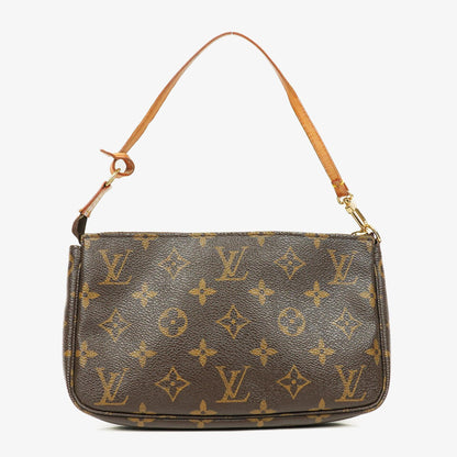 Louis Vuitton Pochette Accessoires Clutch Handtasche aus Monogram Canvas