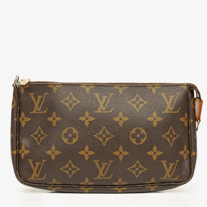 Louis Vuitton Pochette Accessoires Clutch-Handtasche aus Monogram Canvas