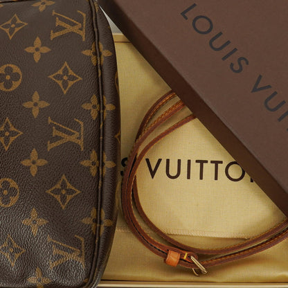 Louis Vuitton Pochette Accessoires Clutch-Handtasche aus Monogram Canvas