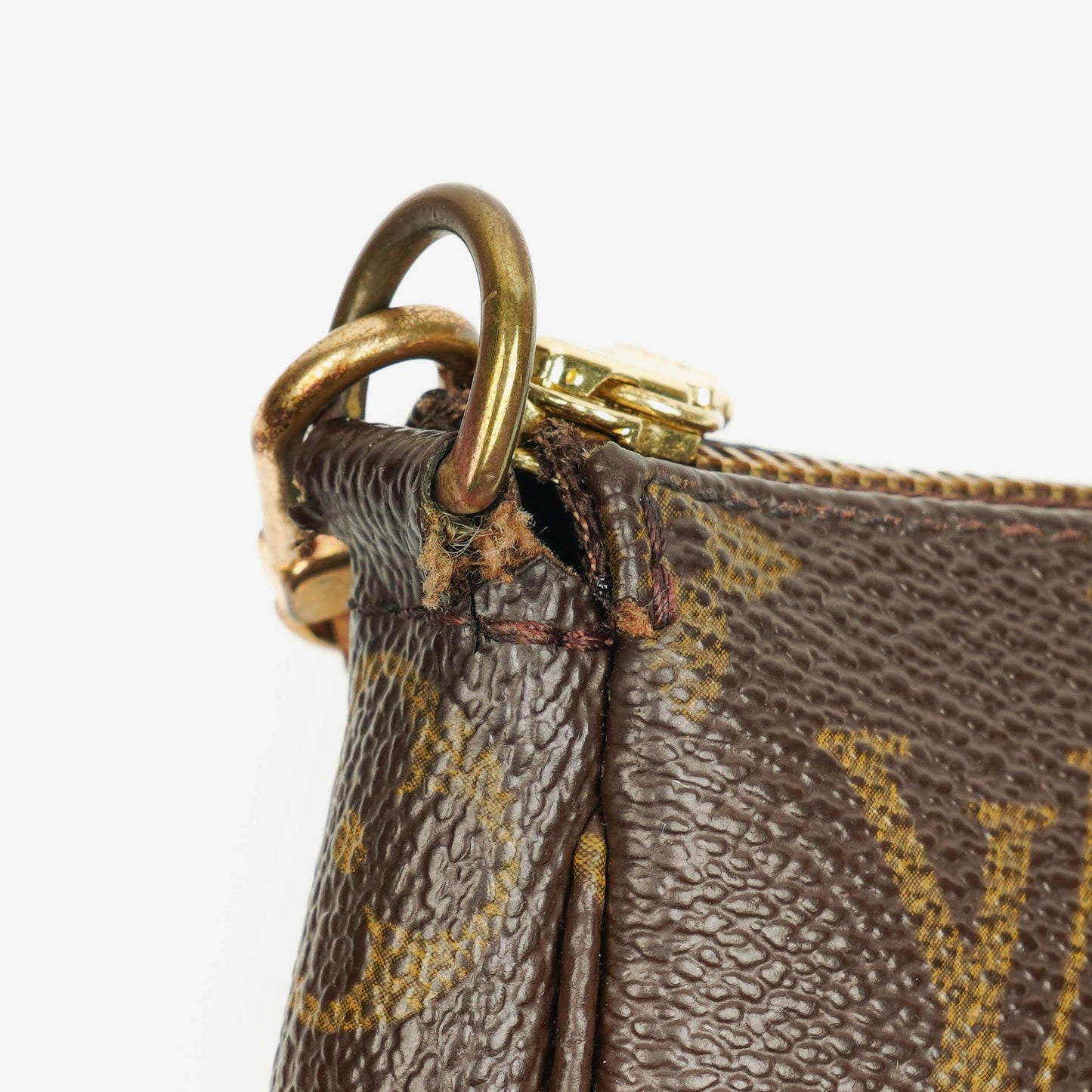 Louis Vuitton Pochette Accessoires Clutch-Handtasche aus Monogram Canvas