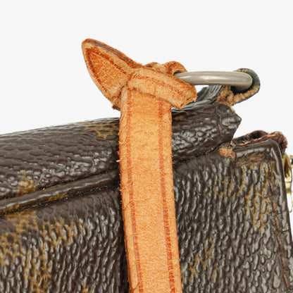 Louis Vuitton Pochette Accessoires Clutch-Handtasche aus Monogram Canvas