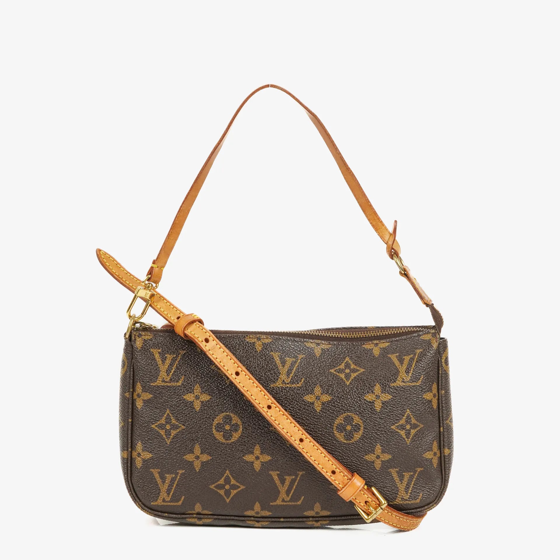 Louis Vuitton Pochette Accessoires Clutch-Handtasche aus Monogram Canvas