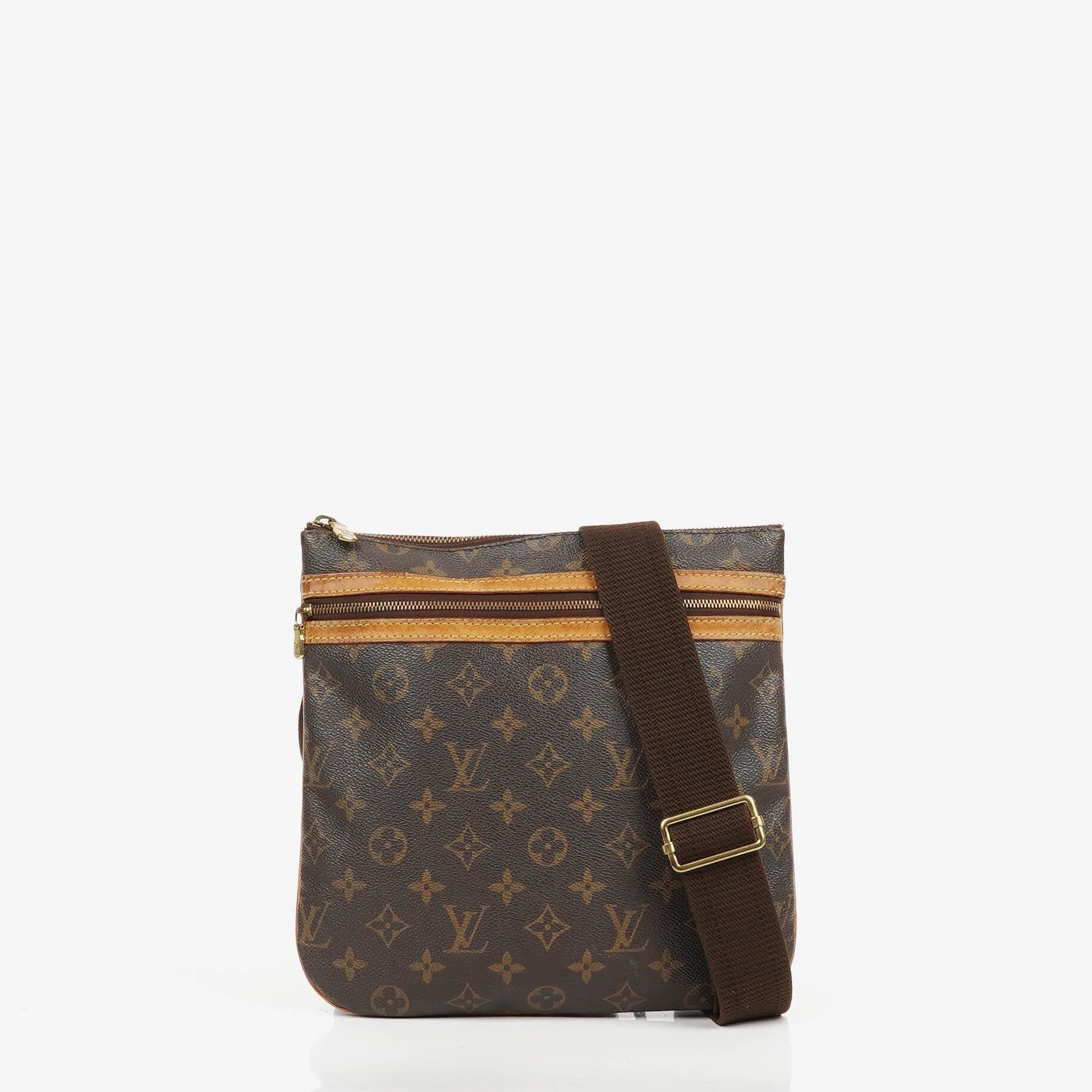 Louis Vuitton Pochette Bosphore Monogram Canvas Schultertasche