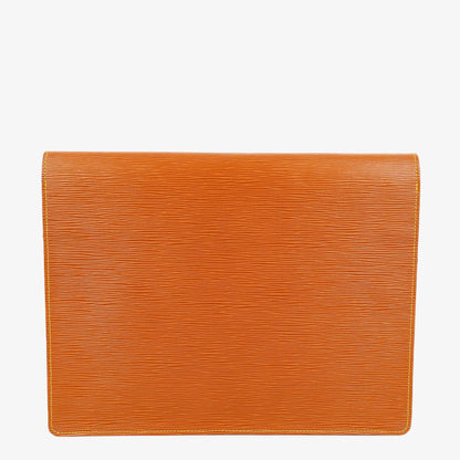 Louis Vuitton Pochette Documents aus Cognac Epi Leder