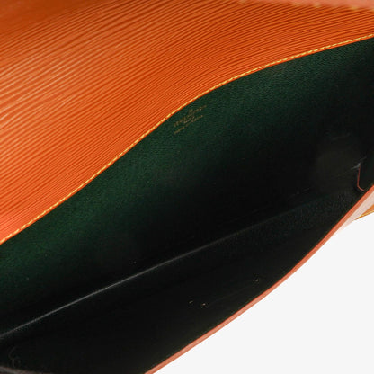 Louis Vuitton Pochette Documents aus Cognac Epi Leder