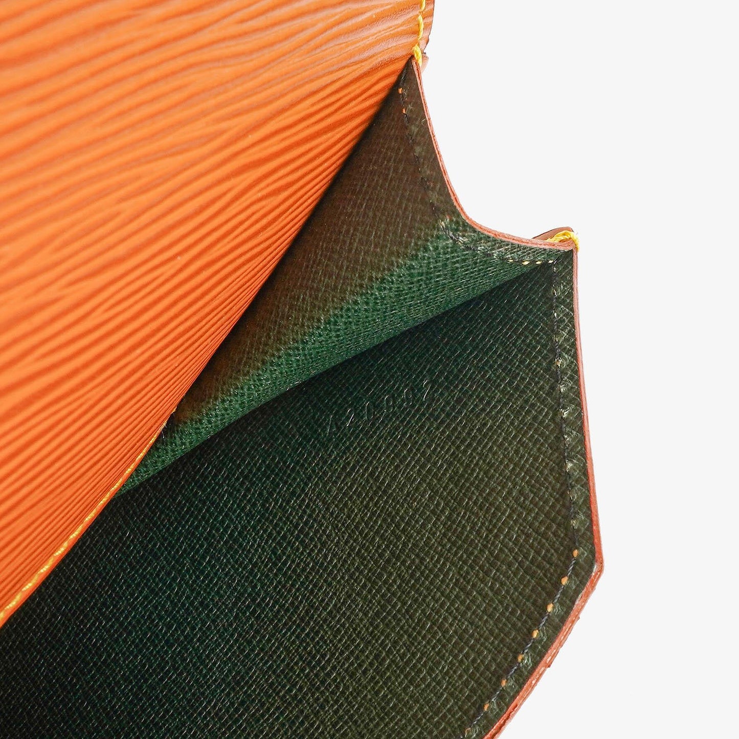 Louis Vuitton Pochette Documents aus Cognac Epi Leder