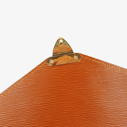 Louis Vuitton Pochette Documents aus Cognac Epi Leder