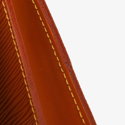 Louis Vuitton Pochette Documents aus Cognac Epi Leder