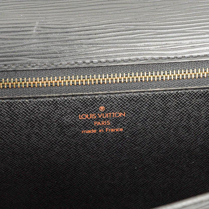 Louis Vuitton Pochette Sellier Dragonne Clutch aus schwarzem Epi Leder