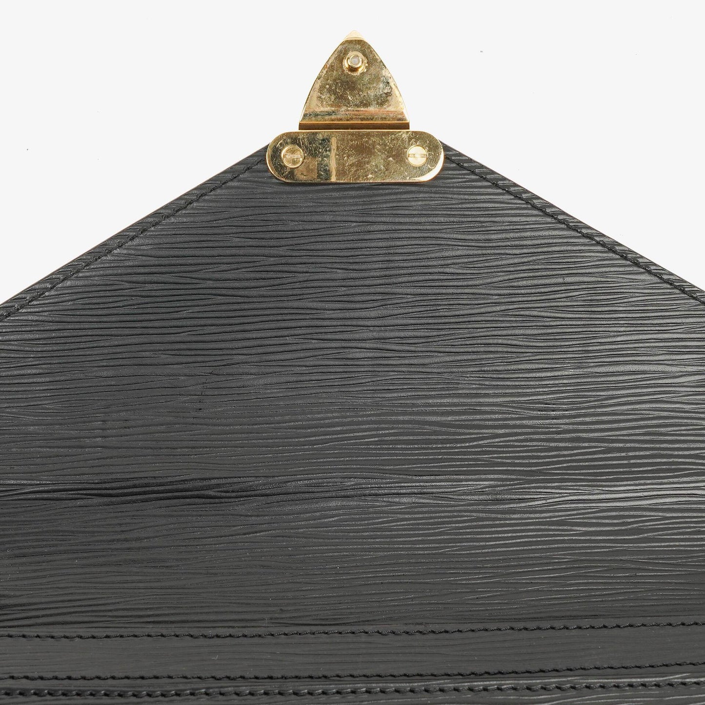 Louis Vuitton Pochette Sellier Dragonne Clutch aus schwarzem Epi Leder