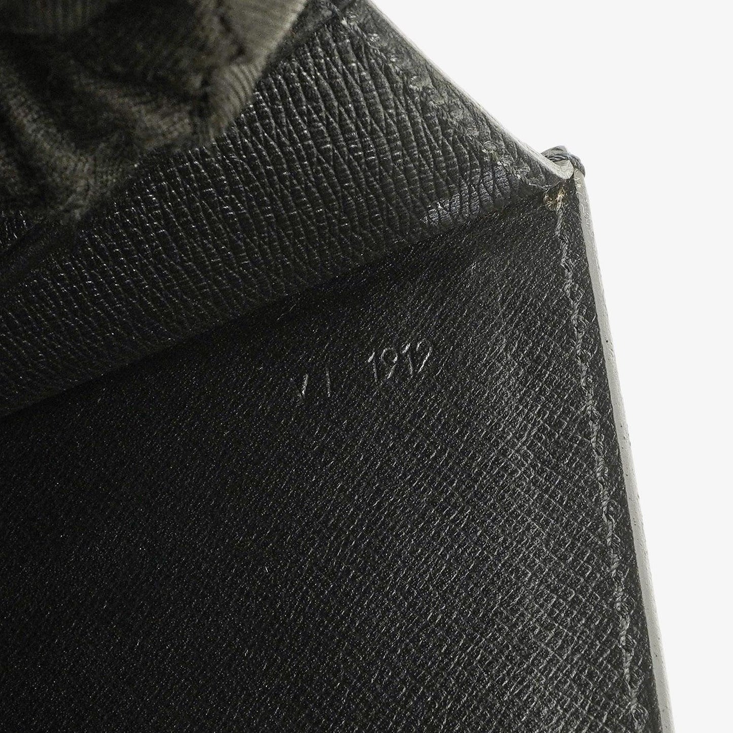 Louis Vuitton Pochette Sellier Dragonne Clutch aus schwarzem Epi-Leder