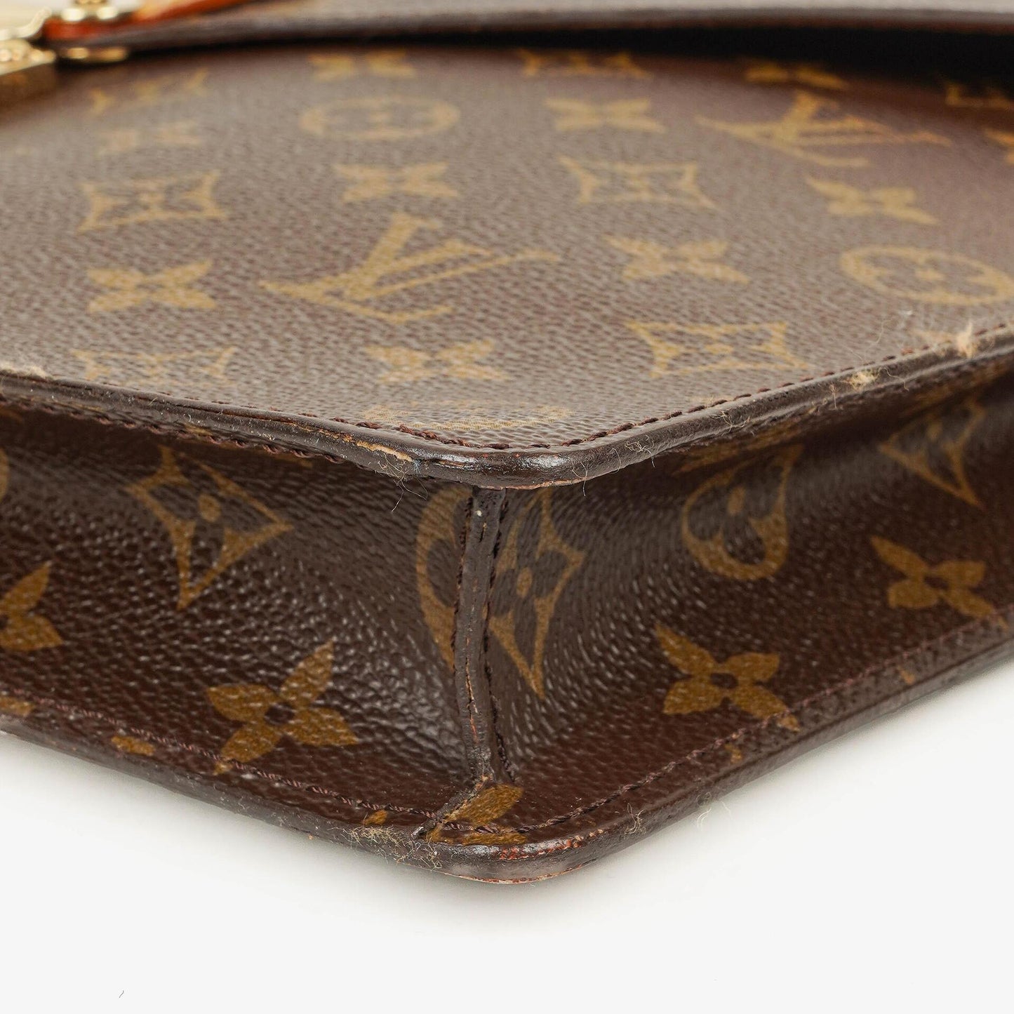 Louis Vuitton Porte-Documents Senateur Clutch-Tasche aus Monogram Canvas