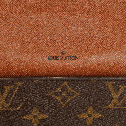 Louis Vuitton Porte-Documents Senateur Clutch-Tasche aus Monogram Canvas