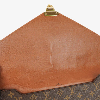 Louis Vuitton Porte-Documents Senateur Clutch-Tasche aus Monogram Canvas