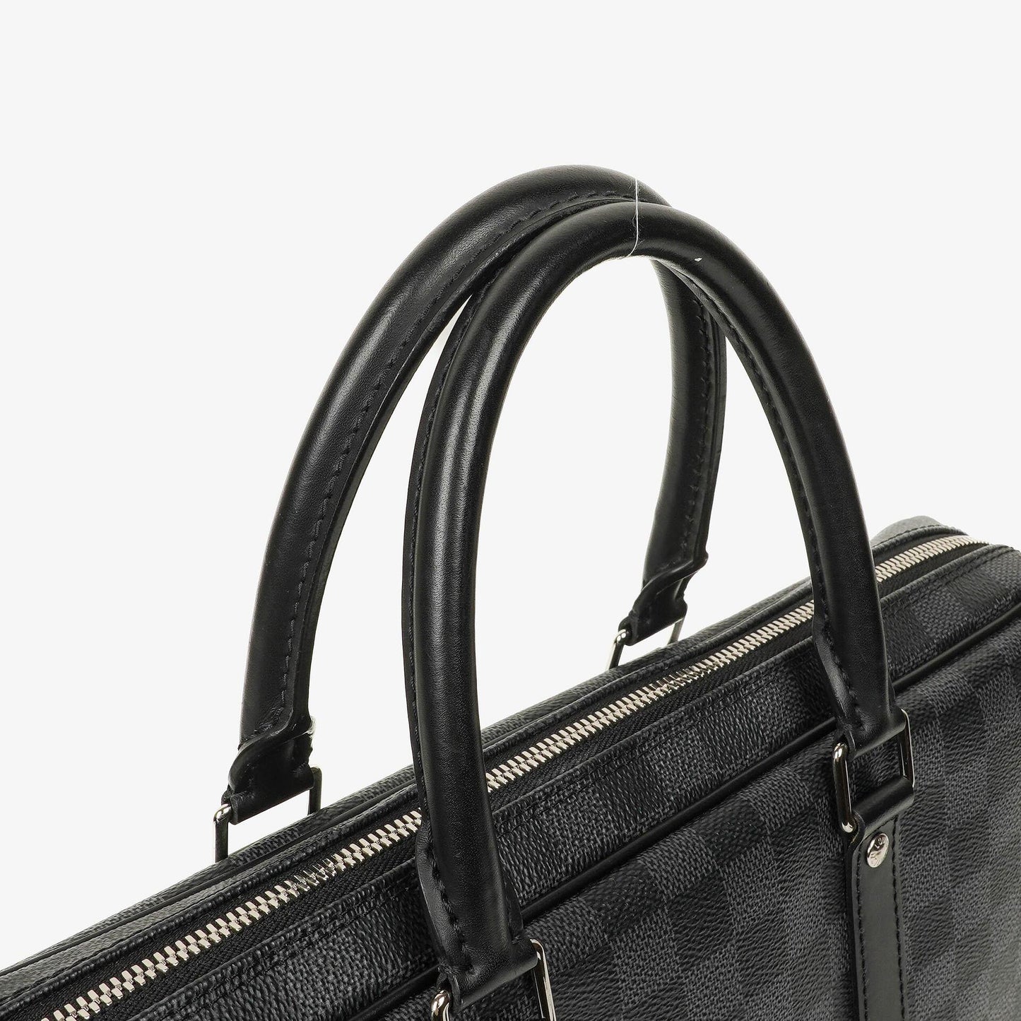 Louis Vuitton Porte-Documents Voyage Tasche aus Damier Graphite Canvas