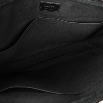 Louis Vuitton Porte-Documents Voyage Tasche aus Damier Graphite Canvas