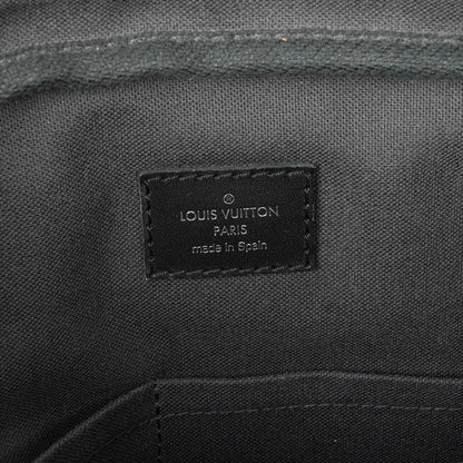 Louis Vuitton Porte-Documents Voyage Tasche aus Damier Graphite Canvas