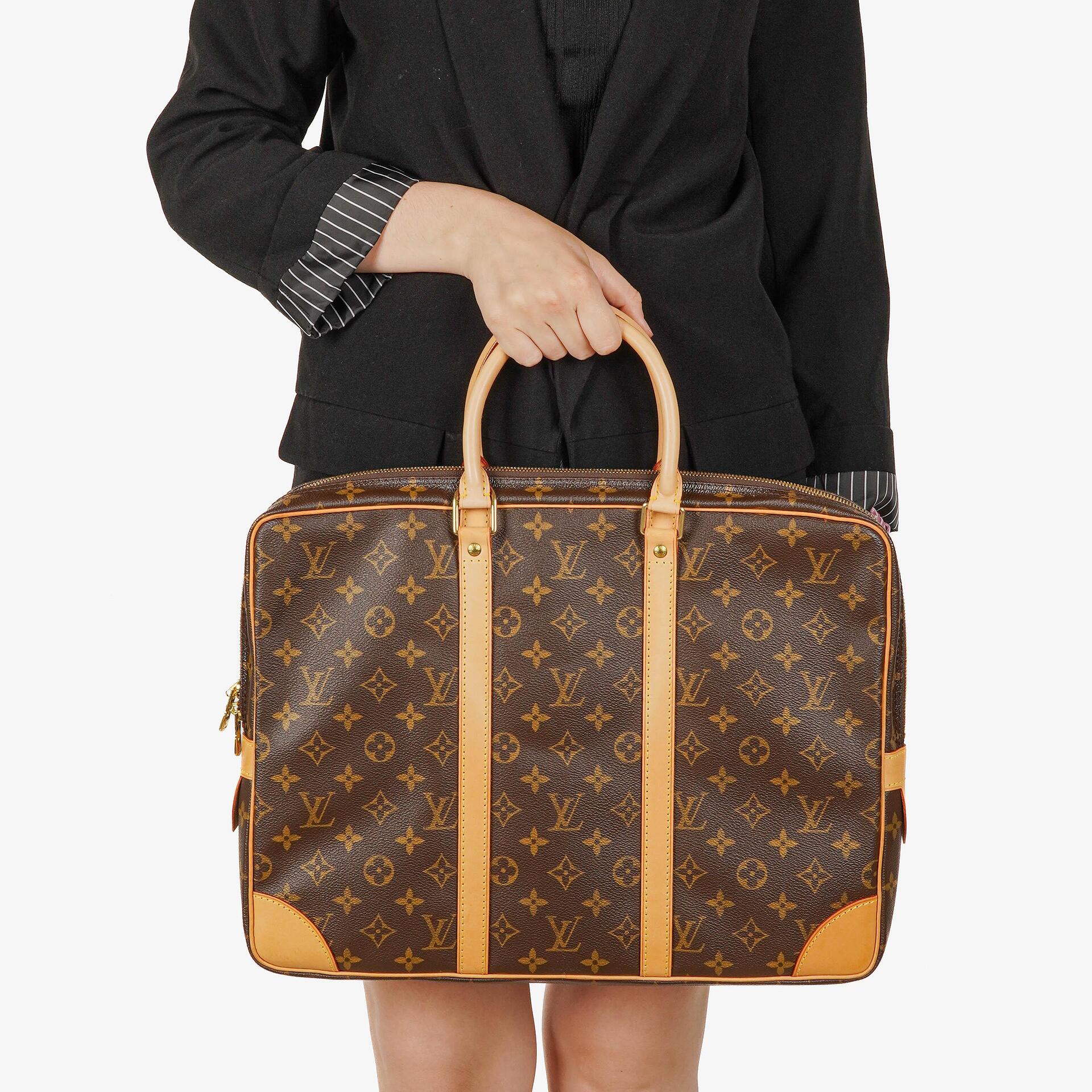 Louis Vuitton Porte-Documents Voyage PM Aktentasche aus Monogram Canvas