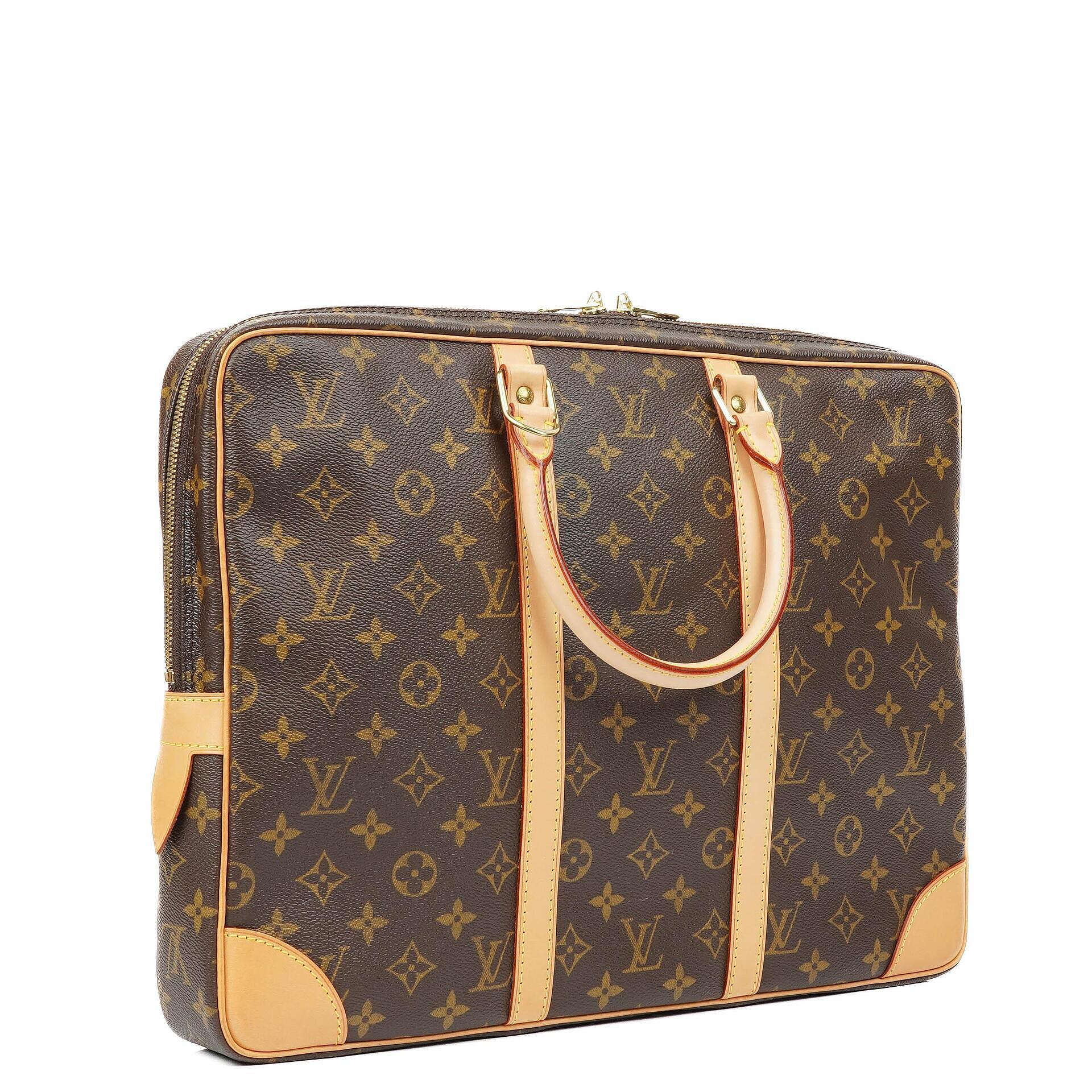Louis Vuitton Porte-Documents Voyage PM Aktentasche aus Monogram Canvas