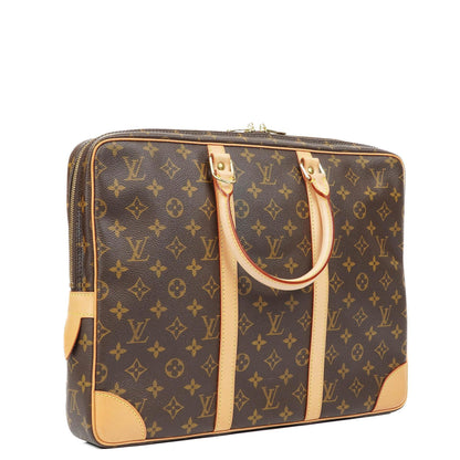 Louis Vuitton Porte-Documents Voyage PM Aktentasche aus Monogram Canvas