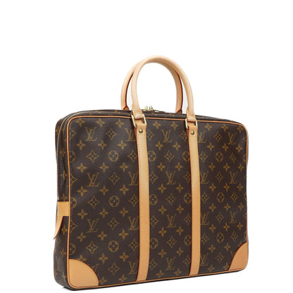 Louis Vuitton Porte-Documents Voyage PM Aktentasche aus Monogram Canvas