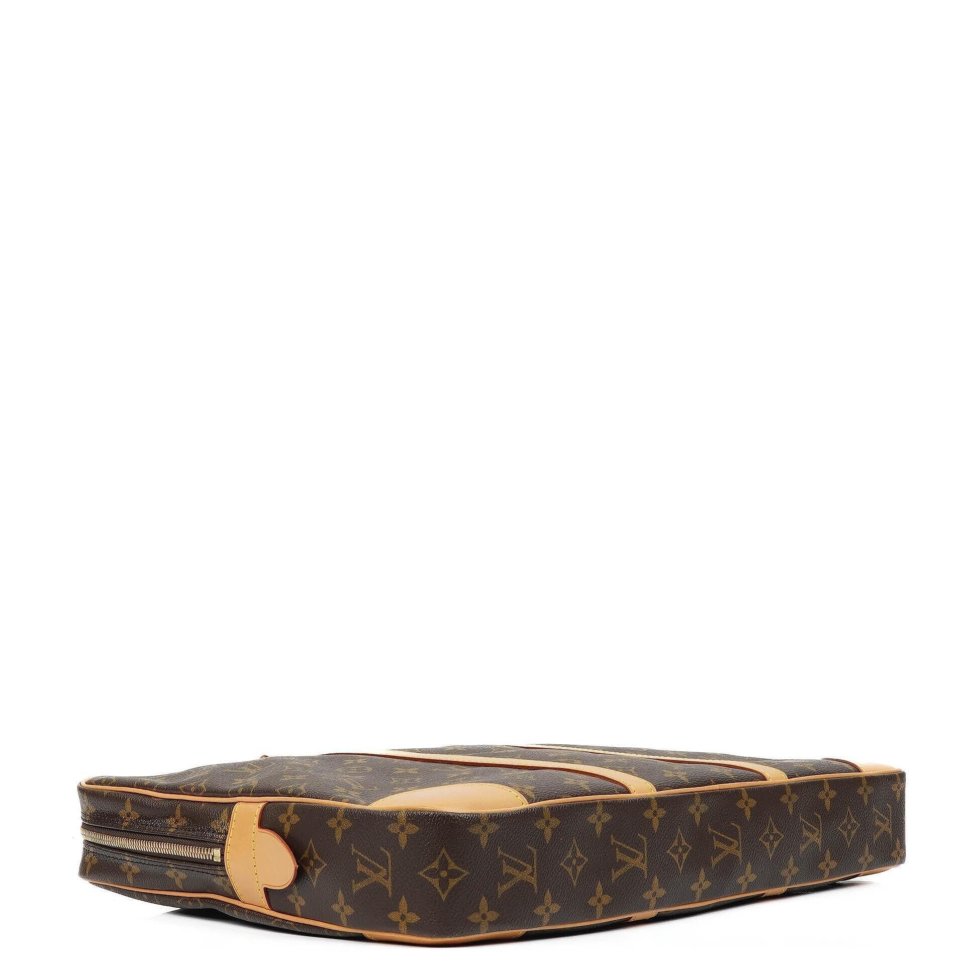 Louis Vuitton Porte-Documents Voyage PM Aktentasche aus Monogram Canvas
