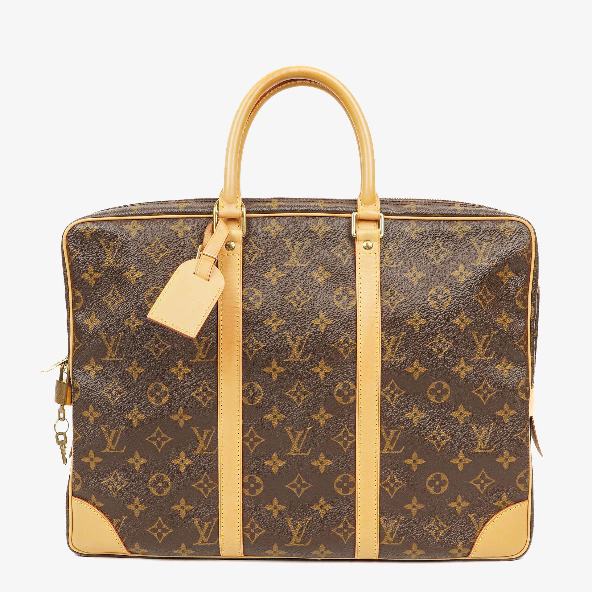 Louis Vuitton Porte-Documents Voyage PM Aktentasche aus Monogram Canvas