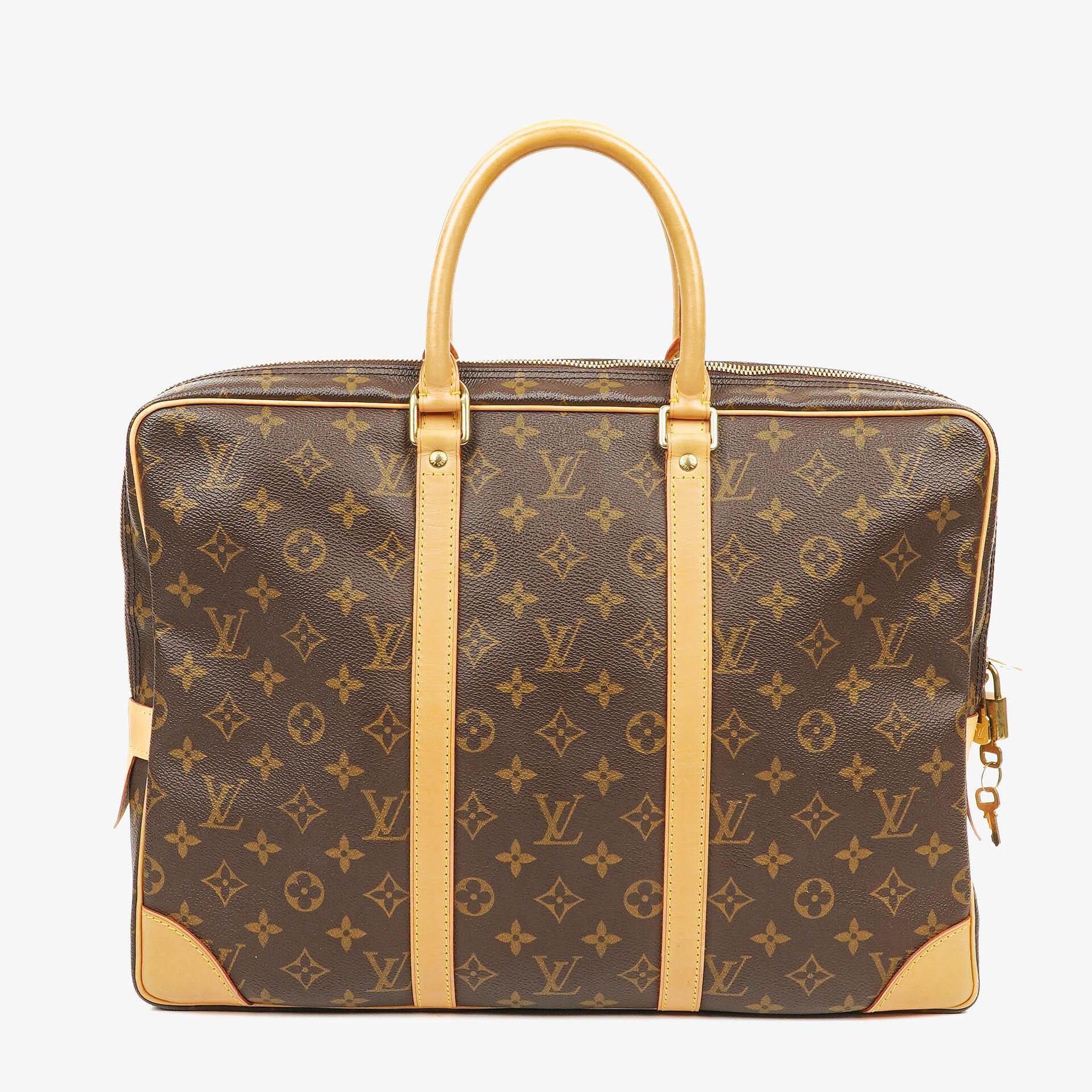 Louis Vuitton Porte-Documents Voyage PM Aktentasche aus Monogram Canvas