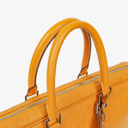 Louis Vuitton Porte-Documents Voyage Aktentasche aus Solar Damier Infini Leder