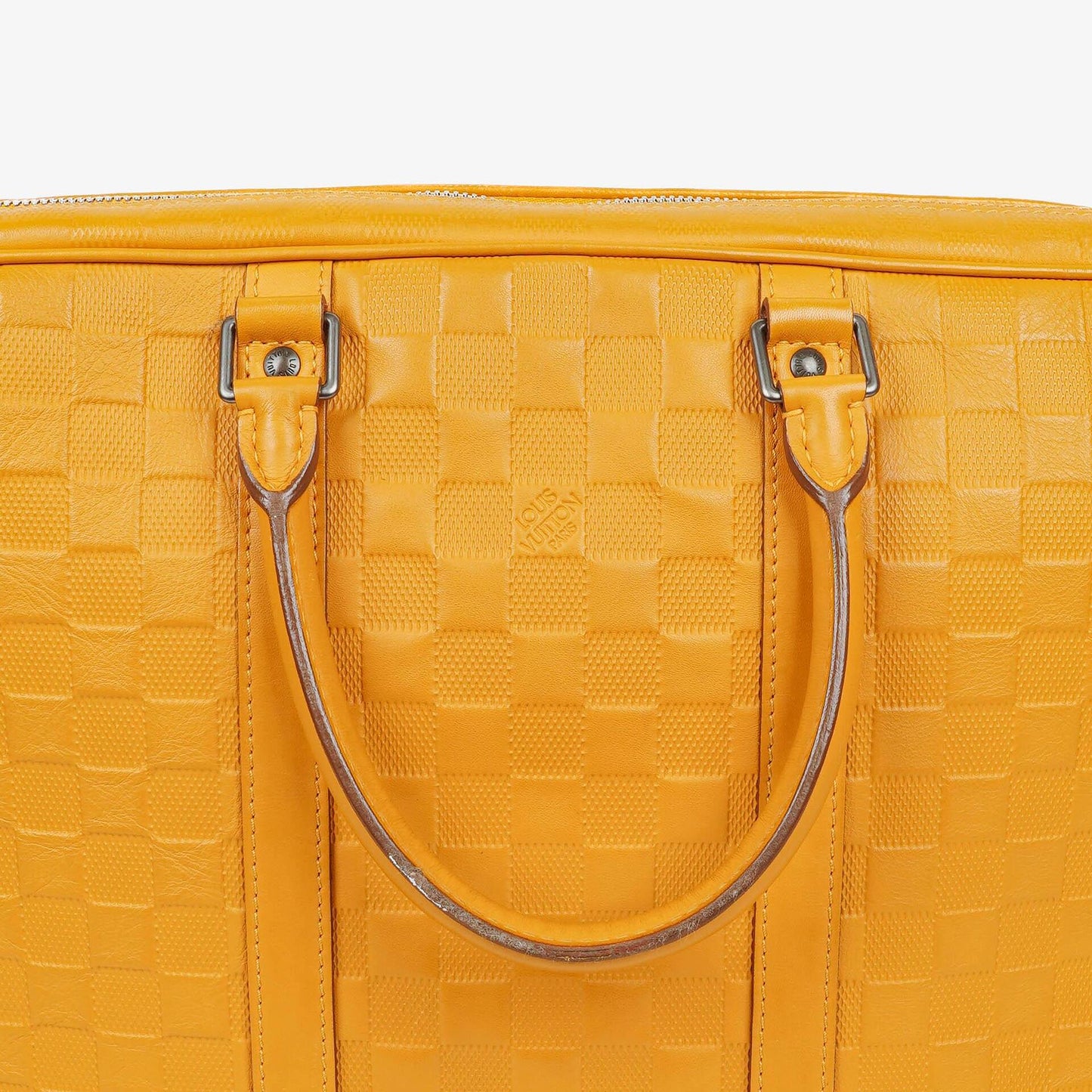 Louis Vuitton Porte-Documents Voyage Aktentasche aus Solar Damier Infini Leder