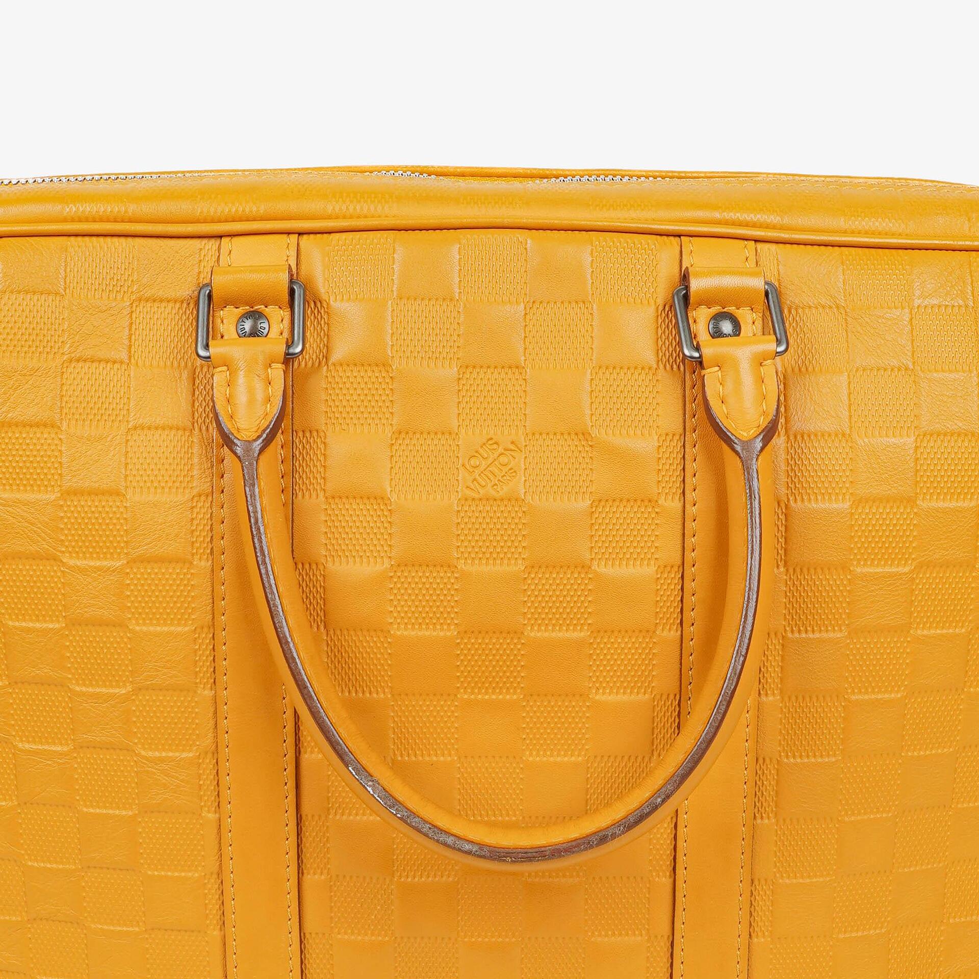 Louis Vuitton Porte-Documents Voyage Aktentasche aus Solar Damier Infini Leder