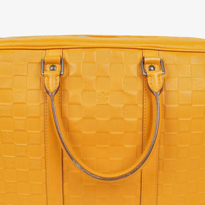 Louis Vuitton Porte-Documents Voyage Aktentasche aus Solar Damier Infini Leder