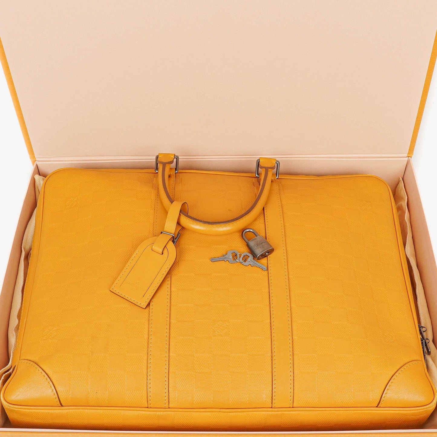 Louis Vuitton Porte-Documents Voyage Aktentasche aus Solar Damier Infini Leder