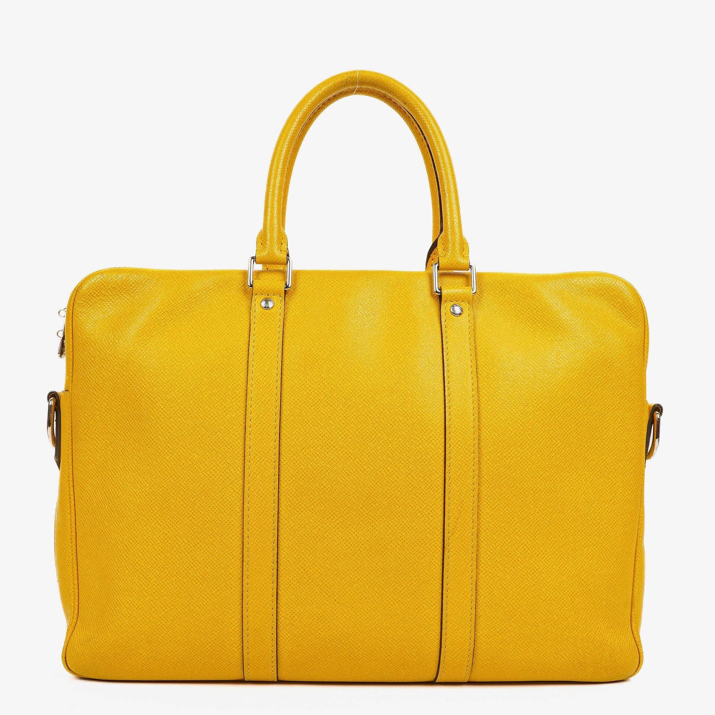 Louis Vuitton Porte Documents Voyage Aktentasche aus gelbem Altair Taiga-Leder