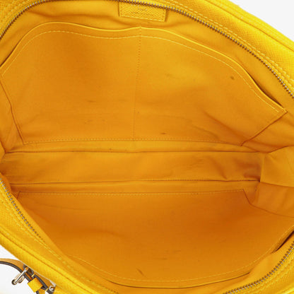 Louis Vuitton Porte Documents Voyage Aktentasche aus gelbem Altair Taiga-Leder