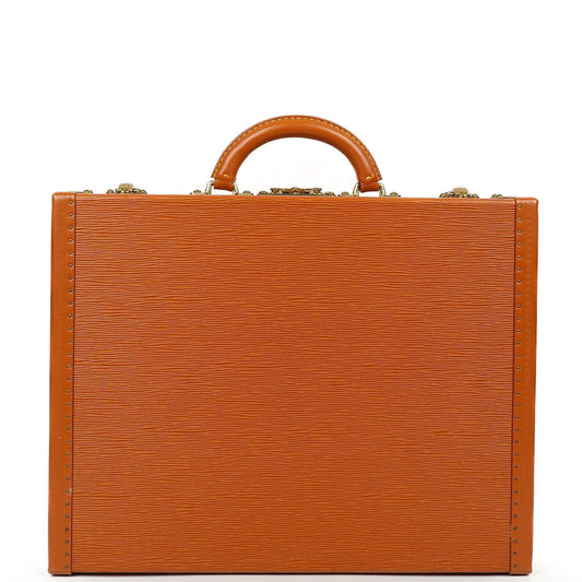 Louis Vuitton President Classeur 45 Aktentasche aus Epi Leder in Cognac