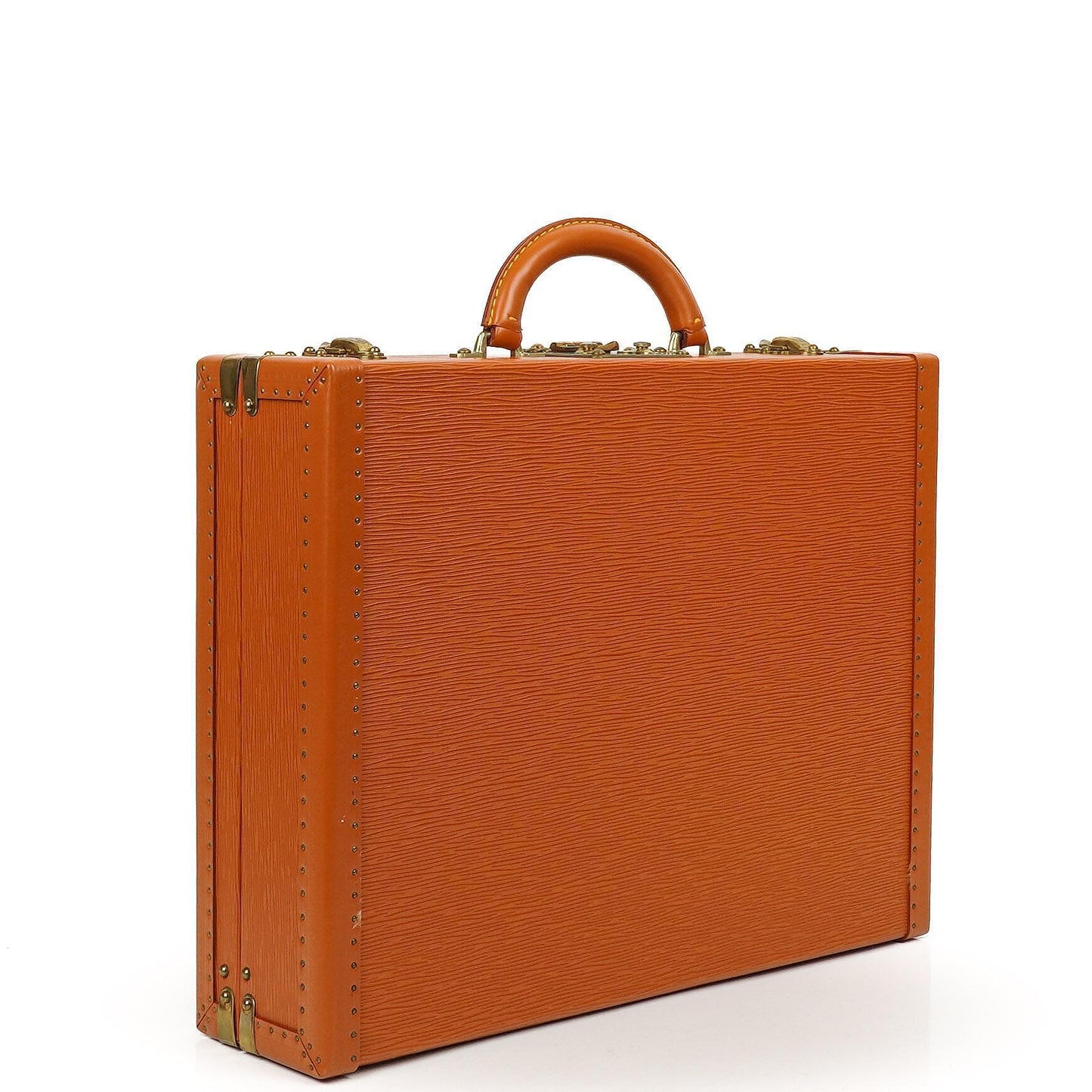 Louis Vuitton President Classeur 45 Aktentasche aus Epi Leder in Cognac