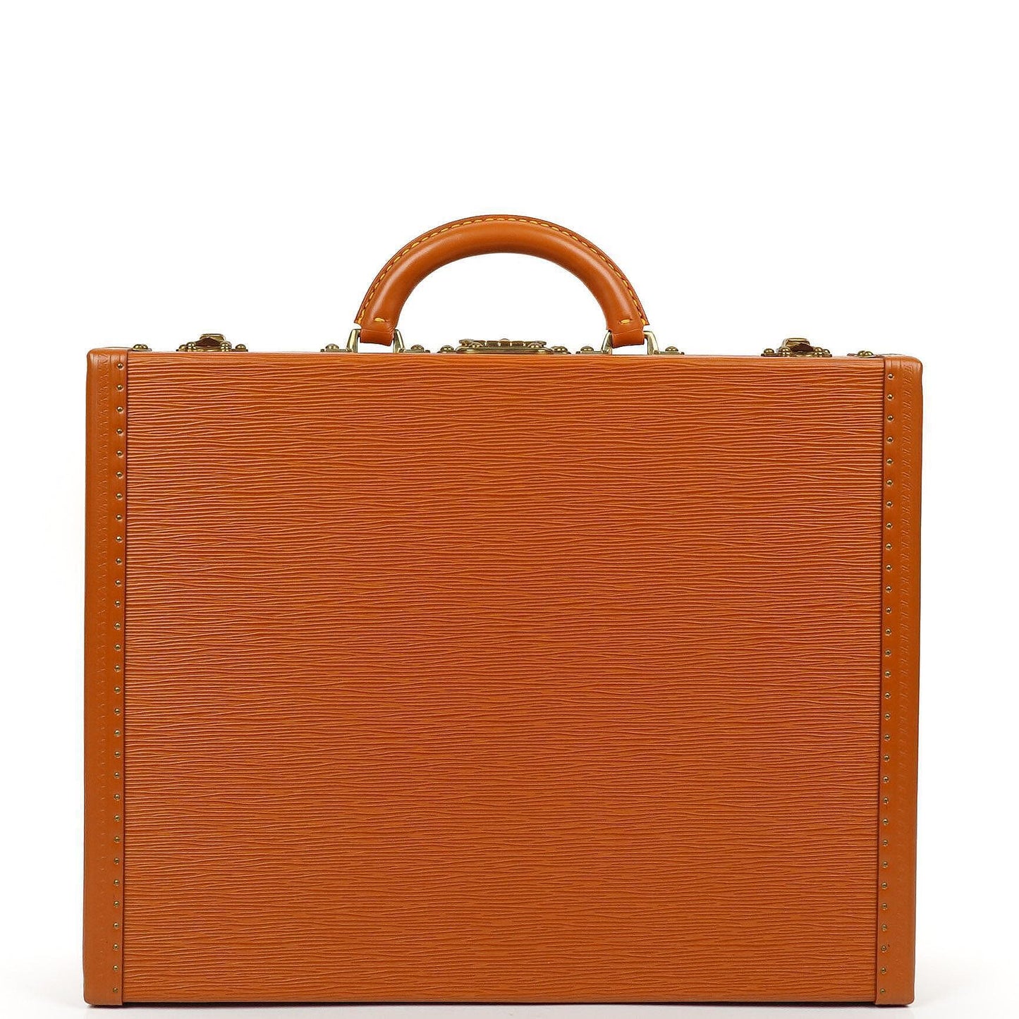 Louis Vuitton President Classeur 45 Aktentasche aus Epi Leder in Cognac