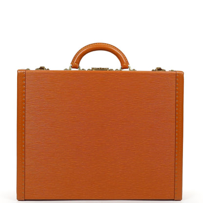 Louis Vuitton President Classeur 45 Aktentasche aus Epi Leder in Cognac