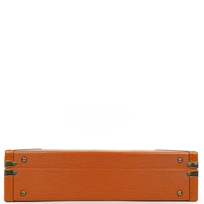 Louis Vuitton President Classeur 45 Aktentasche aus Epi Leder in Cognac