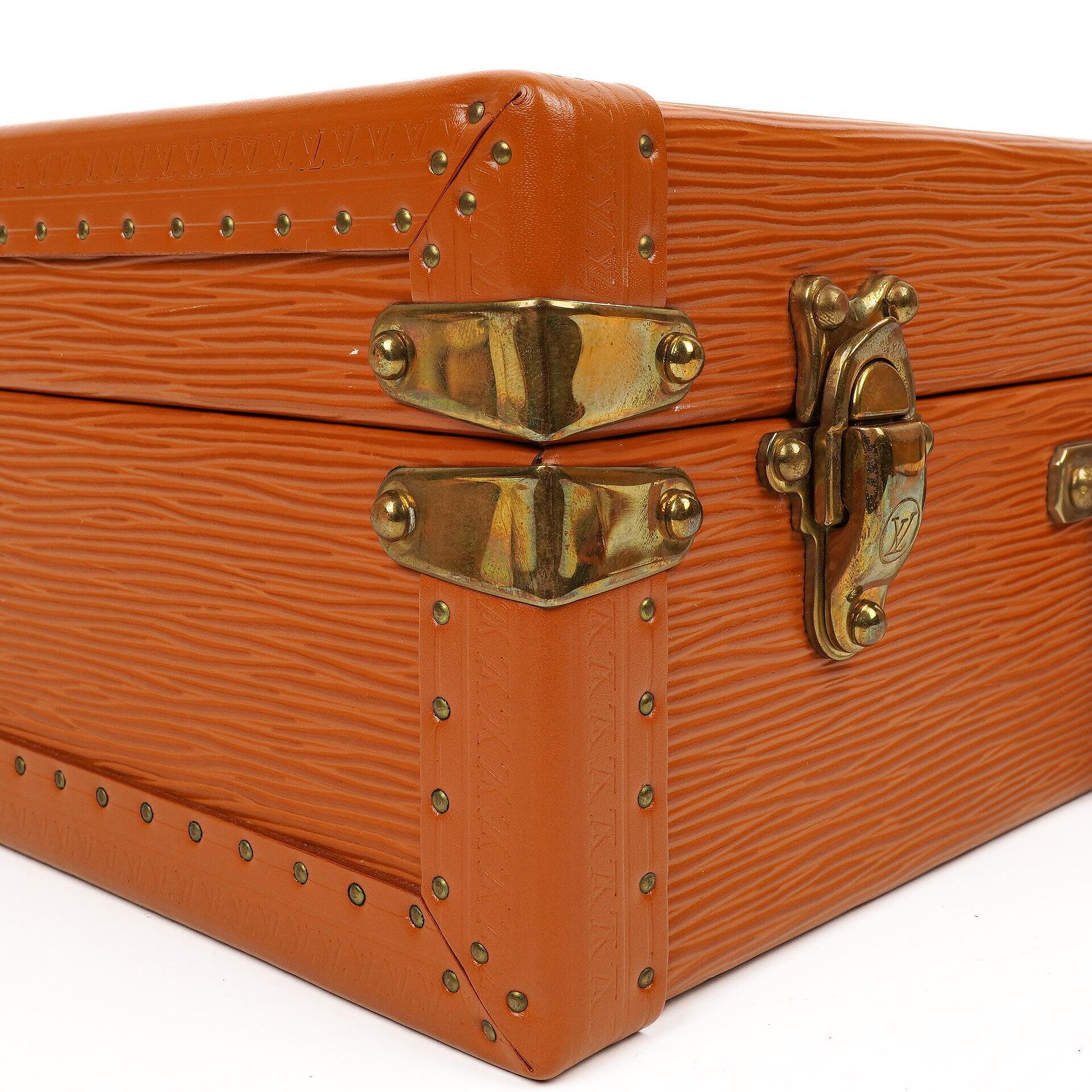 Louis Vuitton President Classeur 45 Aktentasche aus Epi Leder in Cognac