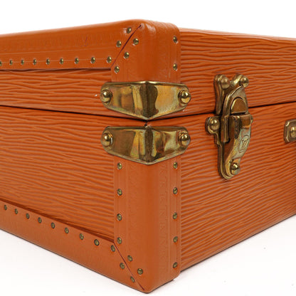 Louis Vuitton President Classeur 45 Aktentasche aus Epi Leder in Cognac