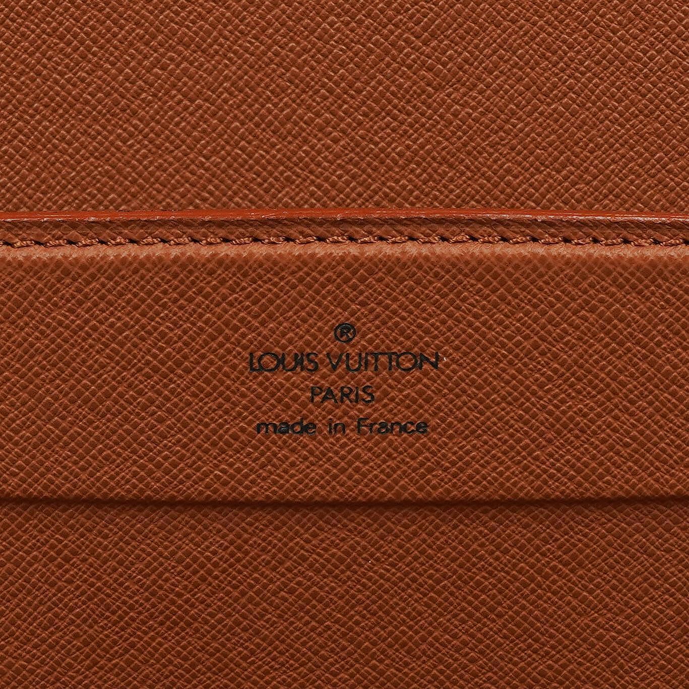 Louis Vuitton President Classeur 45 Aktentasche aus Epi Leder in Cognac